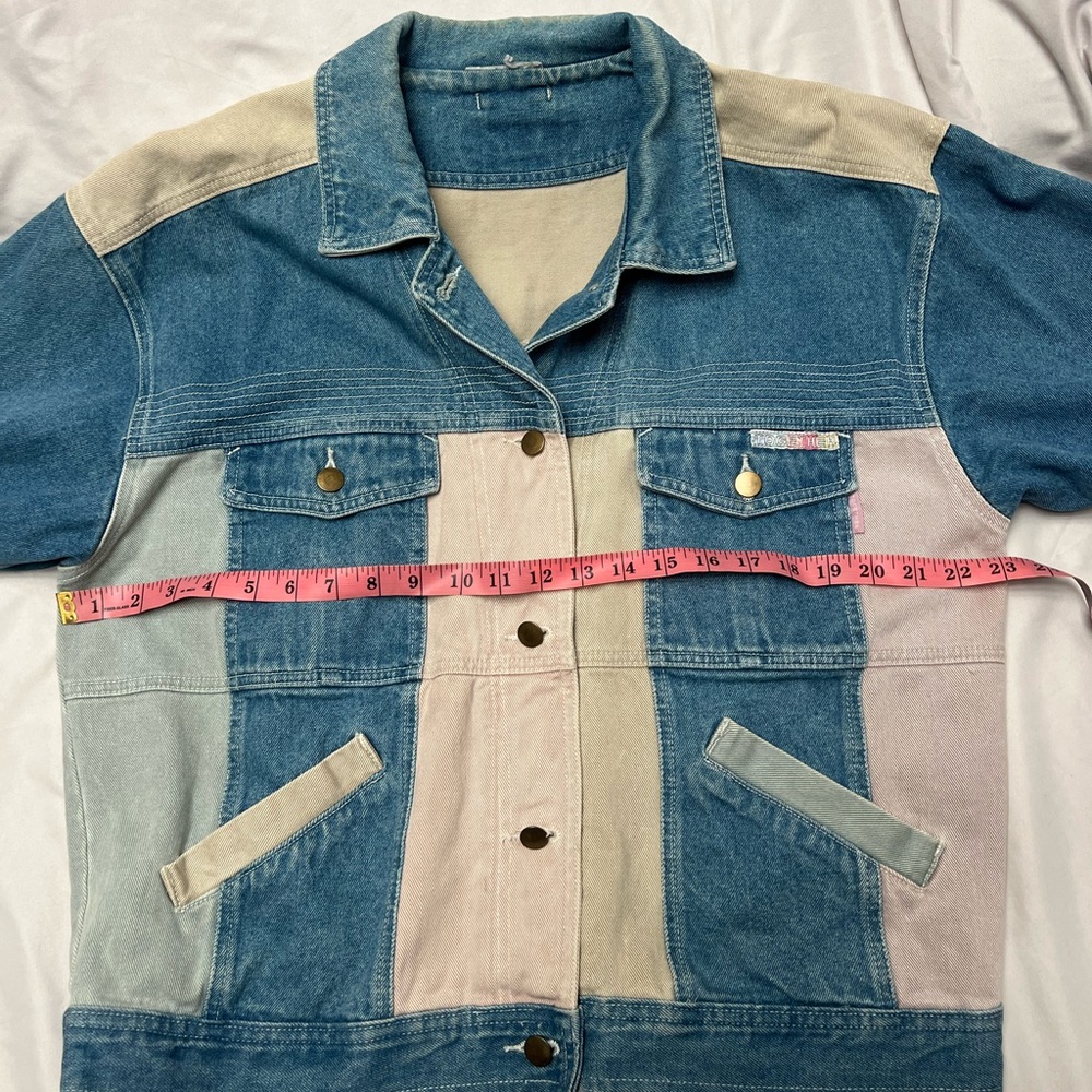 Together Vintage Denim Patchwork Jacket - image 8